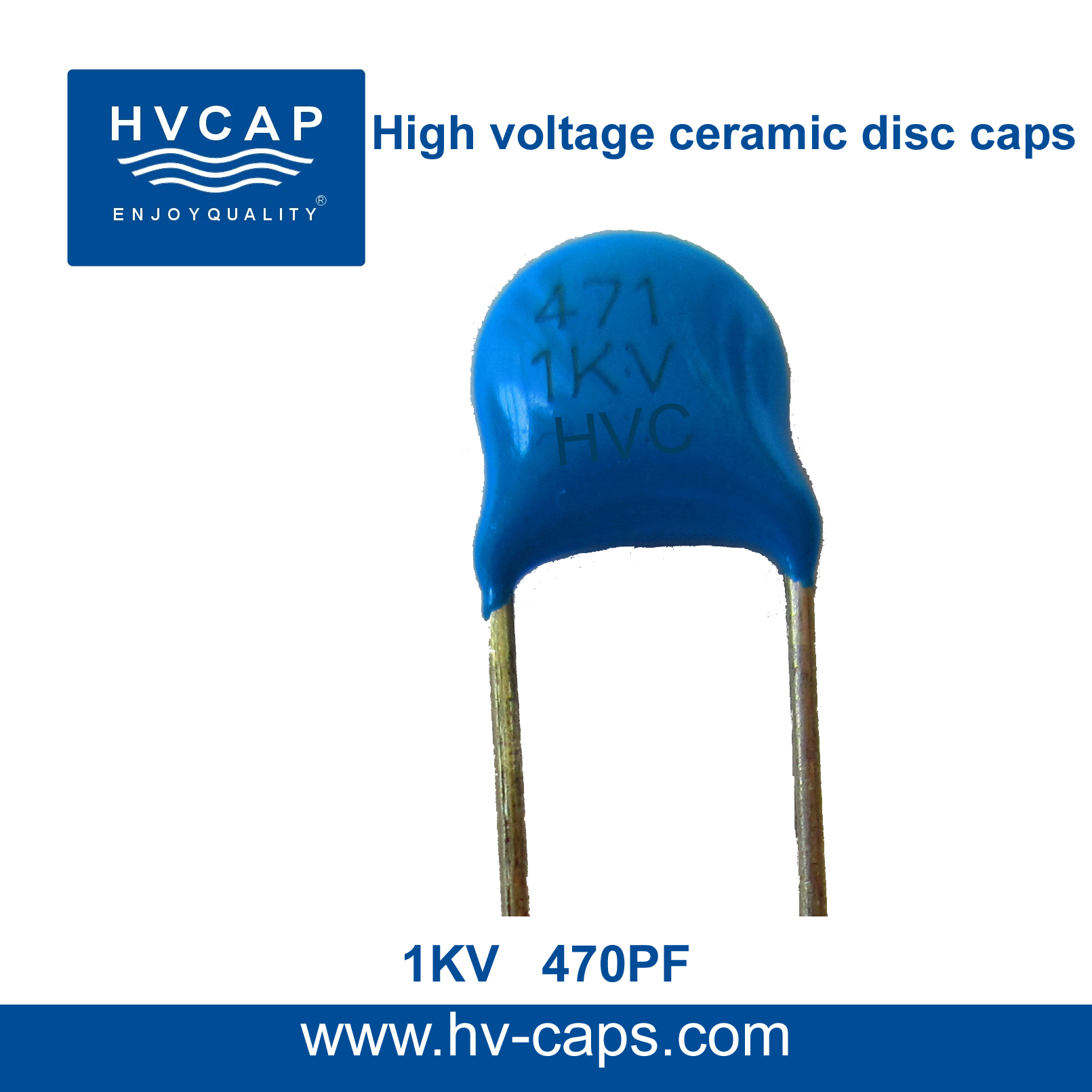 High Voltage Ceramic Capacitor 1KV 470PF