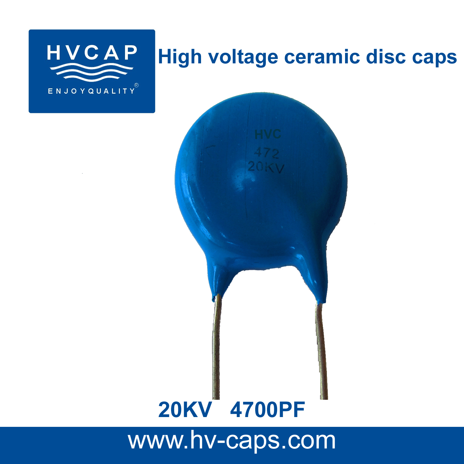 High Voltage Ceramic Disc Capacitor 20KV 4700PF(20KV 472M)