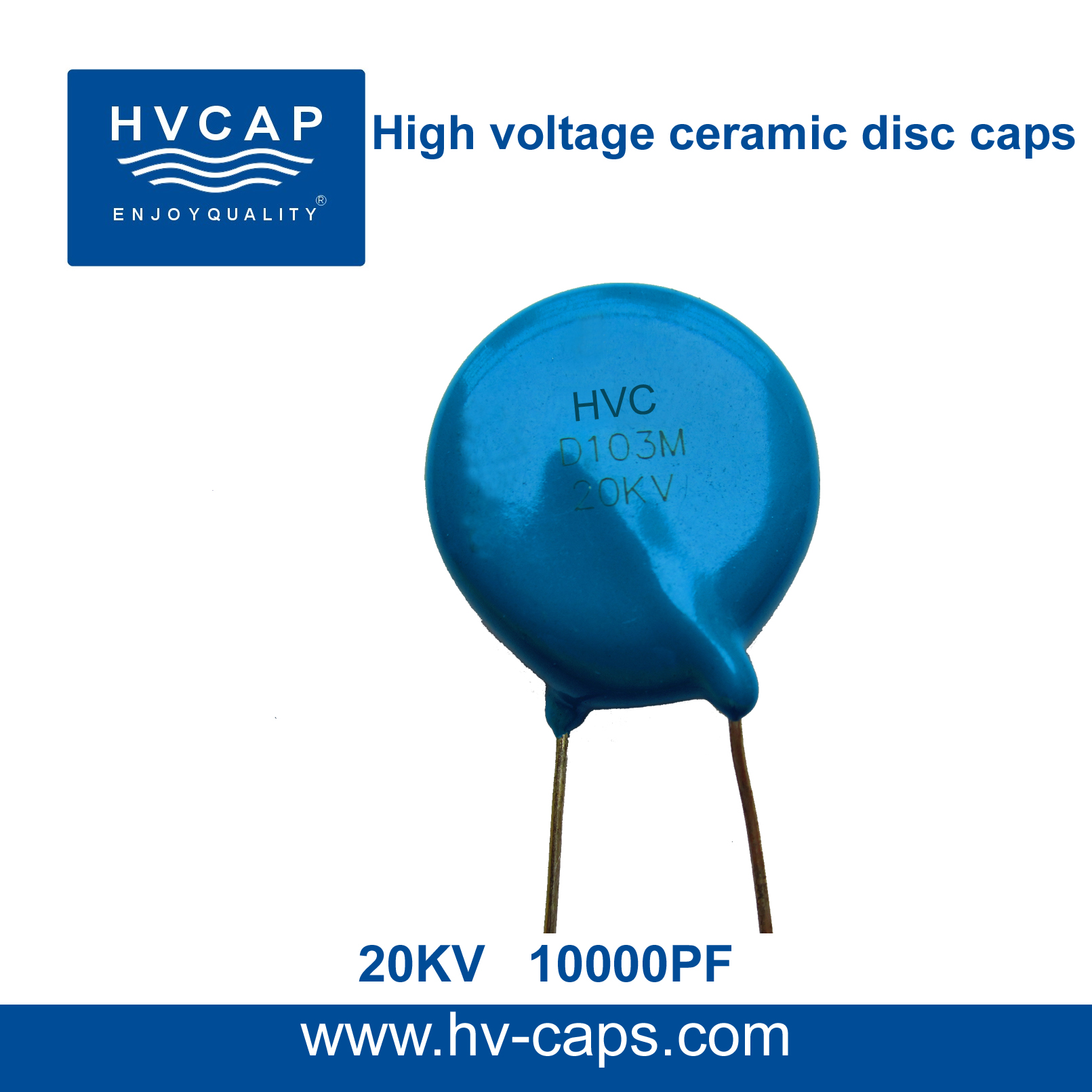 High Voltage Ceramic Disc Capacitor 20KV 10000PF(20KV 103M)