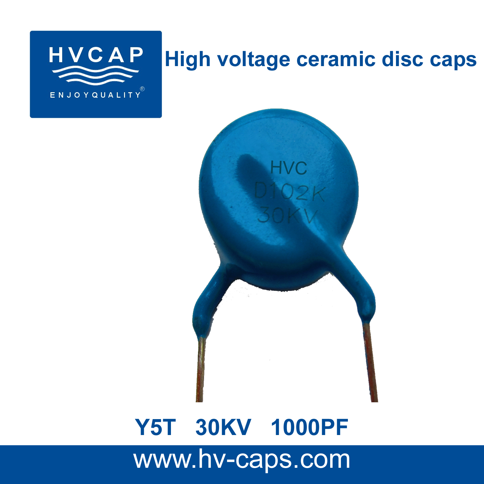 High Voltage Ceramic Disc Capacitor 30KV 1000PF(30KV 102K)