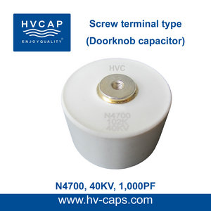 HV Ceramic Doorknob Capacitor 40KV 1000pf(40KV 102K)