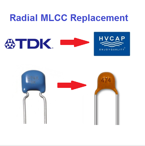 TDK FG28X5R1E335KRT06 Radial Lead MLCC Replacement Alternative Equivalent